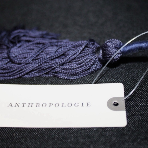 Embroidered Blue Anthropologie Velvet Clutch - Picture 5 of 7